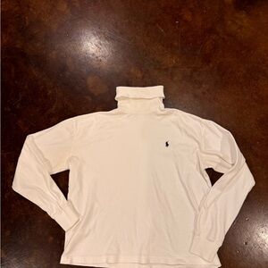 Ralph Lauren Ivory Turtleneck Top